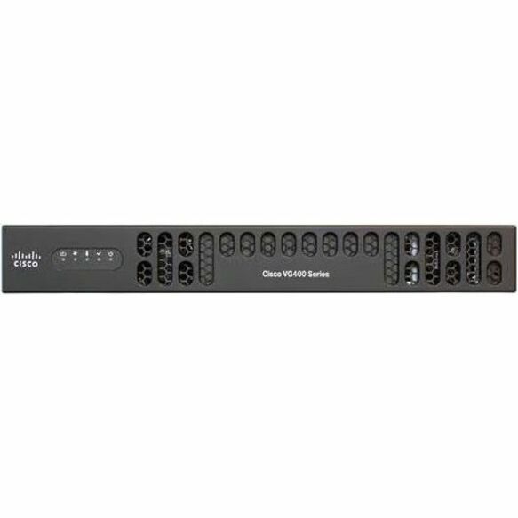 Cisco VG400-2FXS/2FXO VoIP Gateway - 2 x RJ-45 - 2 x FXS - 2 x FXO - USB - Gigabit Ethernet - 1 x Expansion Slots - Rack-mountable