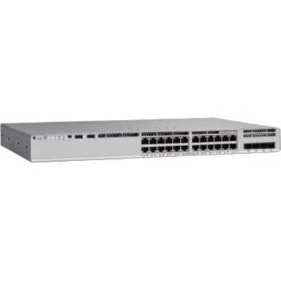 Cisco Catalyst 9300L-24T-4G-E Switch - 24 Ports - Manageable - Gigabit Ethernet - 1000Base-X - 3 Layer Supported - Modular - 4 SFP Slots - 350 W Power Consumption - Twisted Pair, Optical Fiber - Rack-