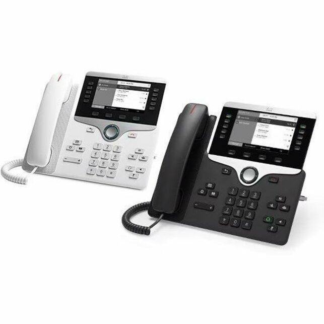 Cisco 8811 IP Phone - Corded - Corded - Wall Mountable - 5 x Total Line - VoIP - 2 x Network (RJ-45) - PoE Ports