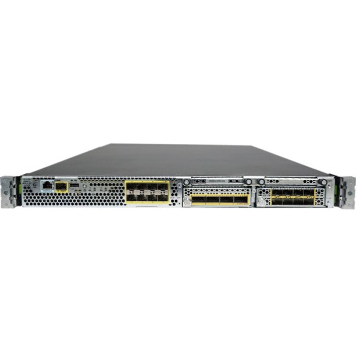 Cisco Firepower 4125 Network Security/Firewall Appliance - 10GBase-X - 10 Gigabit Ethernet - 20000 VPN - 10 Total Expansion Slots - 1U - Rack-mountable
