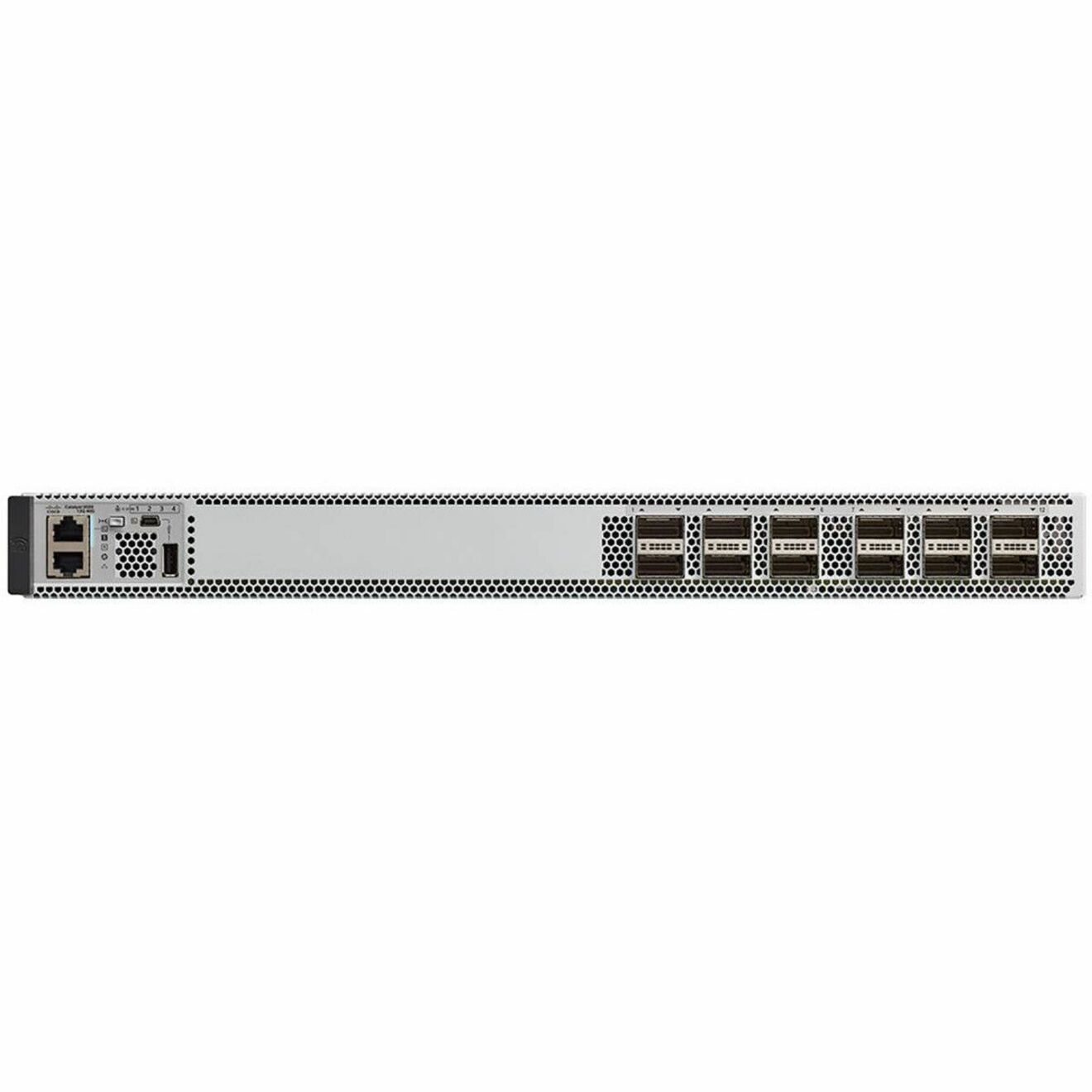 Cisco Catalyst C9500-12Q Ethernet Switch - Manageable - 40 Gigabit Ethernet - 40GBase-X - 3 Layer Supported - Modular - 950 W Power Consumption - Optical Fiber - 1U - Rack-mountable - Lifetime Limited