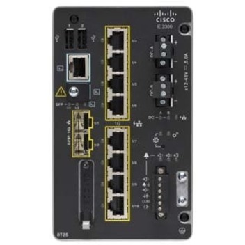 Cisco Catalyst IE-3300-8T2S-A Ethernet Switch - 8 Ports - Manageable - 3 Layer Supported - Modular - 2 SFP Slots - Twisted Pair, Optical Fiber - DIN Rail Mountable