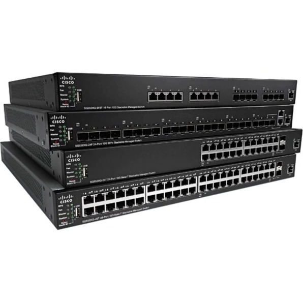 Cisco SG350X-12PMV 12-Port 5G PoE Stackable Managed Switch - 12 Ports - Manageable - 10 Gigabit Ethernet - 3 Layer Supported - Modular - 60.10 W Power Consumption - Twisted Pair, Optical Fiber - Rack-