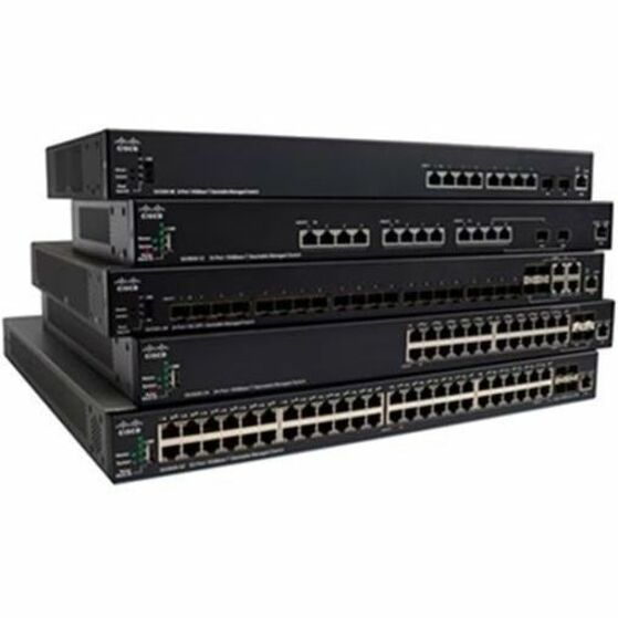 Cisco SG350X-24PV Ethernet Switch - 24 Ports - Manageable - Gigabit Ethernet, 5 Gigabit Ethernet, 10 Gigabit Ethernet - 10/100/1000Base-T, 10GBase-X, 10GBase-T, 5GBase-T - 3 Layer Supported - Modular 