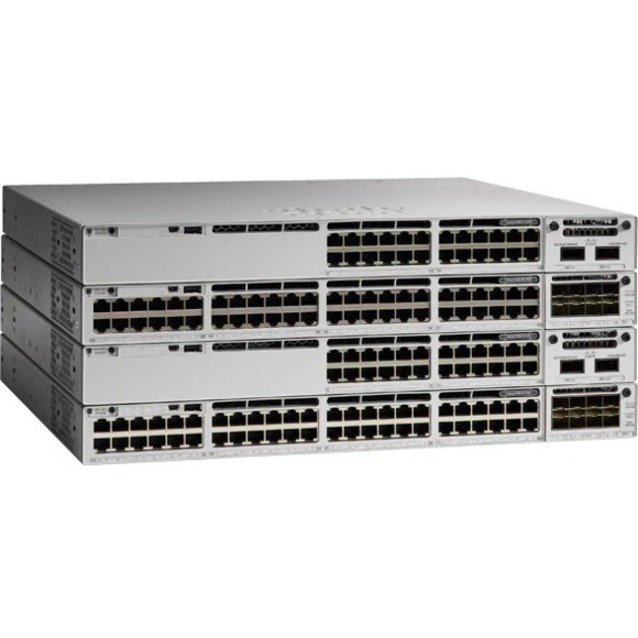 Cisco Catalyst 9300L-24T-4G-E Ethernet Switch - 24 Ports - Manageable - 3 Layer Supported - Modular - 4 SFP Slots - 350 W Power Consumption - Twisted Pair, Optical Fiber - Rack-mountable - Lifetime Li