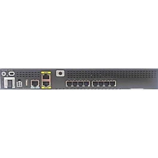 Cisco VG400 Analog Voice Gateway - 2 x RJ-45 - 8 x FXS - USB - Management Port - Gigabit Ethernet