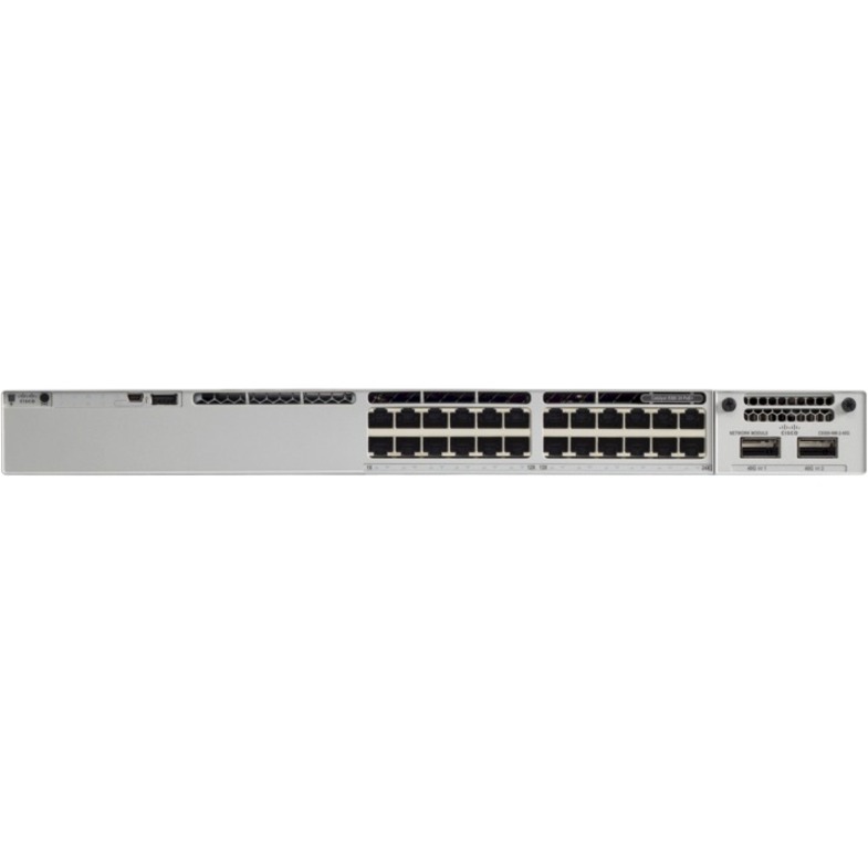 Cisco Catalyst 9300 24-port PoE+ Network Advantage - 24 Ports - Manageable - Refurbished - 2 Layer Supported - 715 W Power Consumption - Twisted Pair - PoE Ports - Rack-mountable - Lifetime Limited Wa