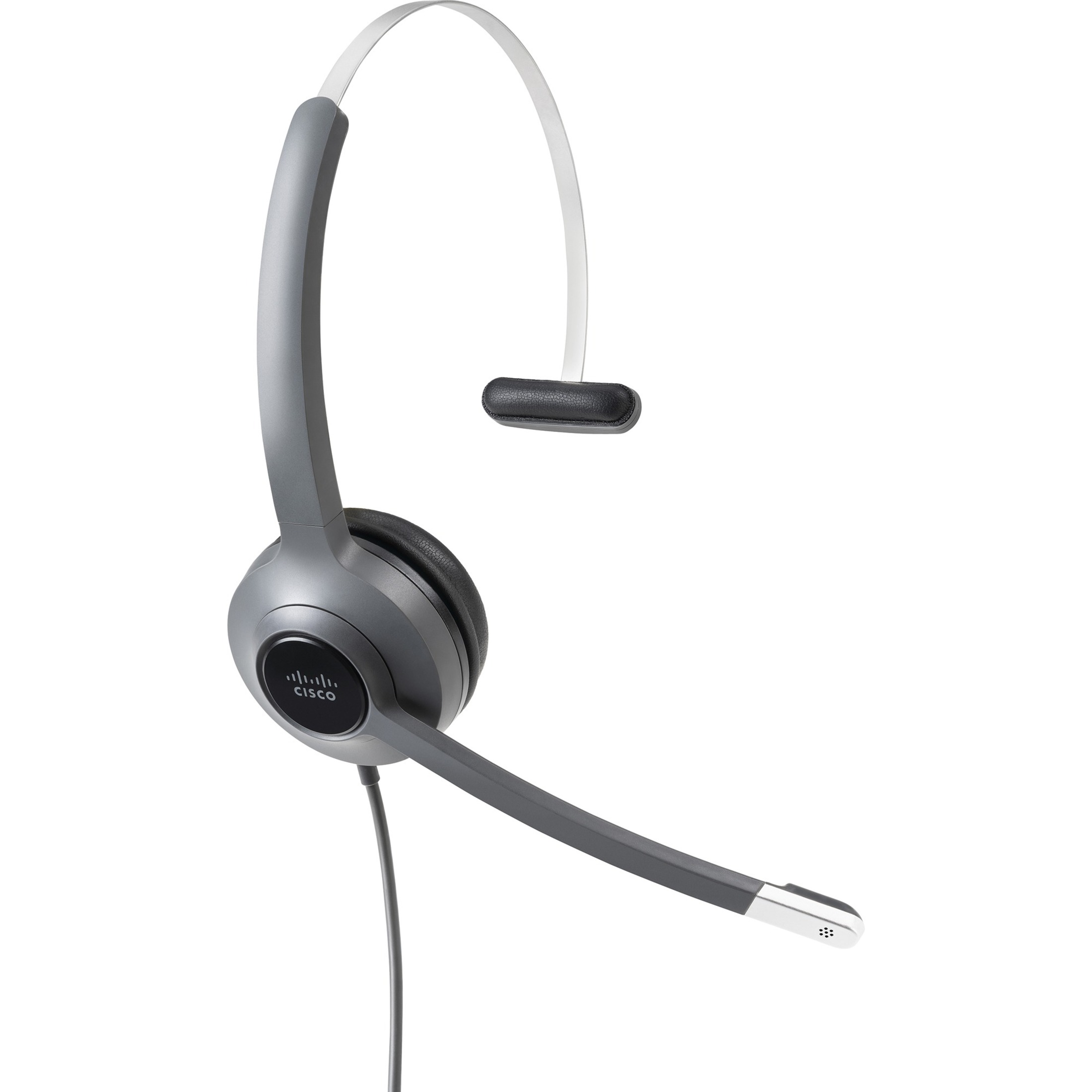 Cisco 521 Headset - Mono - Mini-phone (3.5mm) - Wired - 90 Ohm - 50 Hz to 18 kHz - Over-the-head - Monaural - Supra-aural - Uni-directional, Electret, Condenser Microphone