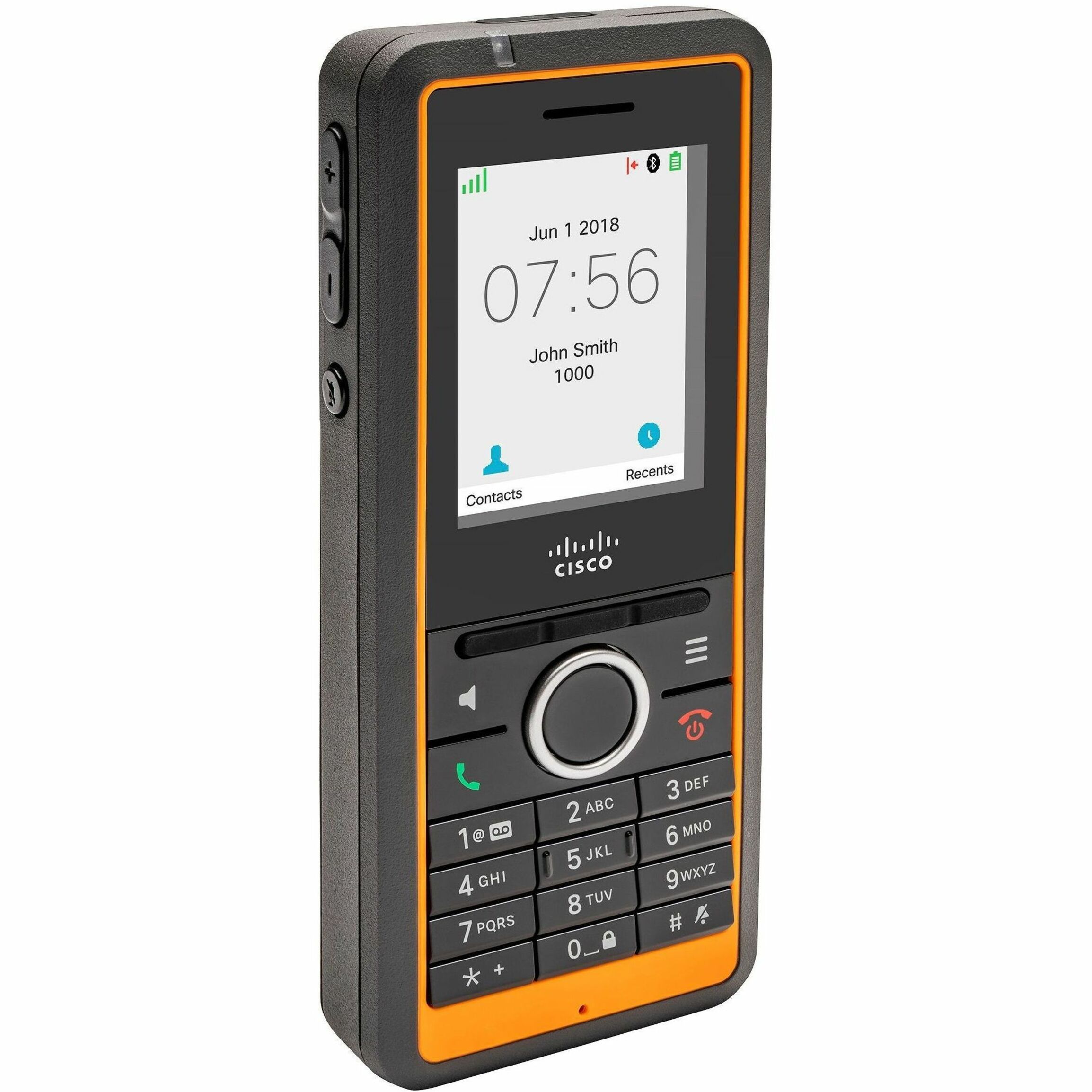 Cisco 6825 IP Phone - Cordless - Corded/Cordless - DECT, Bluetooth - 3 Multiple Conferencing - Wall Mountable, Tabletop - 2 x Total Line - VoIP - 2" TFT LCD