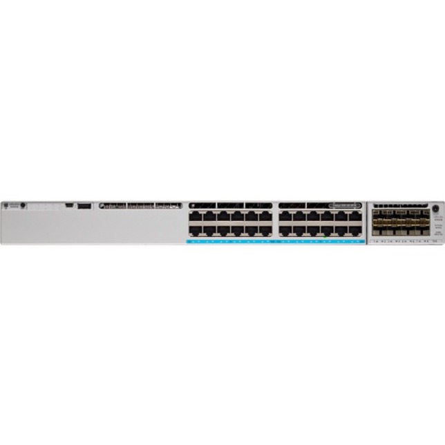 Cisco Catalyst 9300L 48P Full PoE, 4x10G - 48 Ports - Manageable - Gigabit Ethernet - 1000Base-T, 1000Base-X - 3 Layer Supported - Modular - 4 SFP Slots - 1100 W Power Consumption - 890 W PoE Budget -