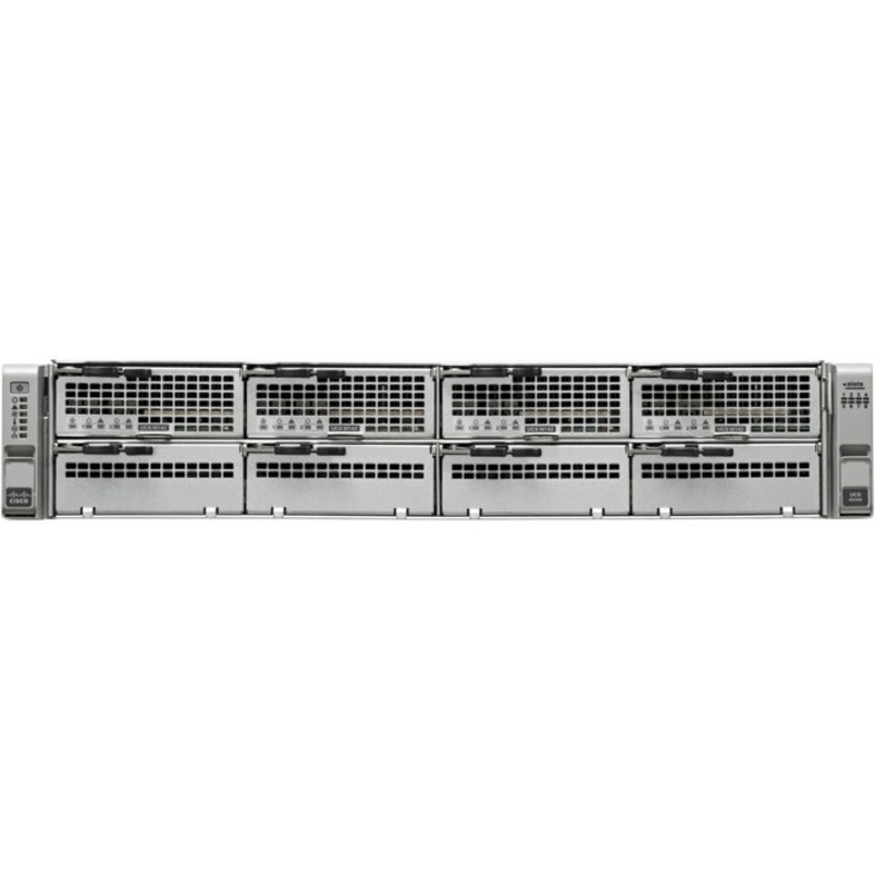Cisco UCS M4308 Modular Chassis - Manageable - 40 Gigabit Ethernet - 40GBase-X - Refurbished - 3 Layer Supported - Modular - 1400 W Power Consumption - Optical Fiber - 2U - Rack-mountable - 3 Year Lim