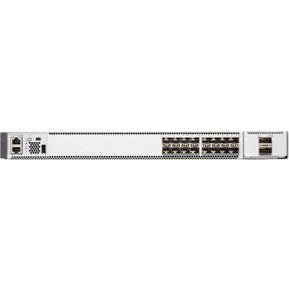 Cisco Catalyst 9500 16-Port 10G Switch, NW Adv. License - Manageable - 10 Gigabit Ethernet - 10GBase-X - Refurbished - 3 Layer Supported - Modular - 950 W Power Consumption - Optical Fiber - 1U - Rack