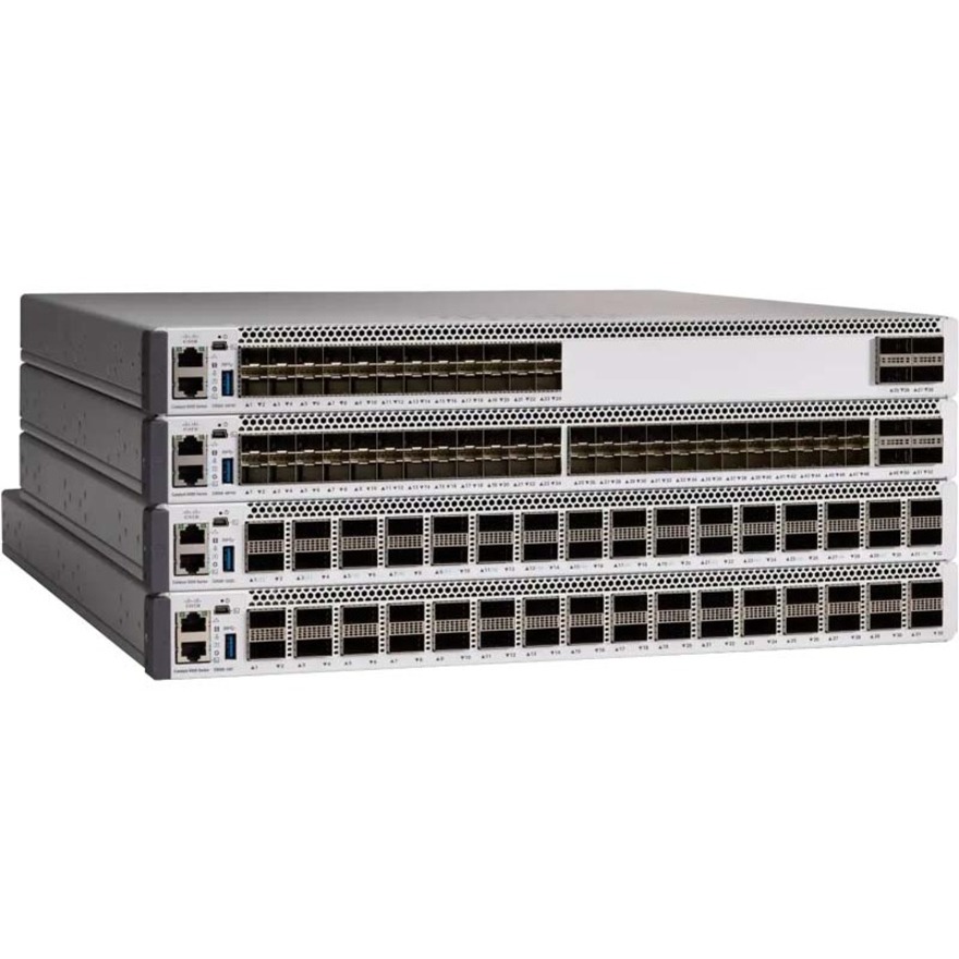 Cisco Catalyst 9500 16-port 10G switch, NW Ess. License - Manageable - 10 Gigabit Ethernet - 10GBase-X - Refurbished - 3 Layer Supported - Modular - 950 W Power Consumption - Optical Fiber - 1U - Rack