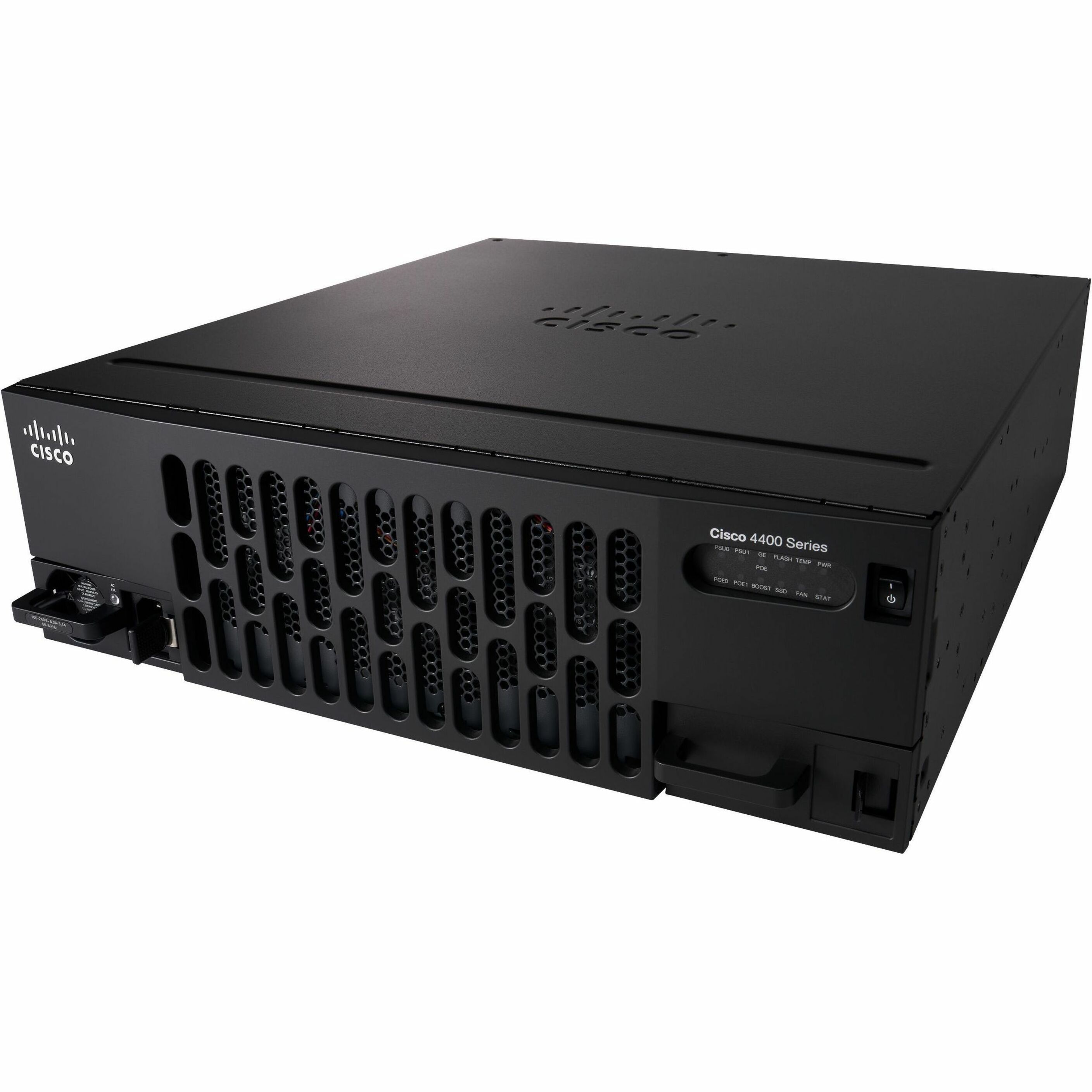 Cisco 4461 Integrated Services Router - ISDN - 4 Ports - Management Port - 11 - 10 Gigabit Ethernet - 3U - Rack-mountable - 90 Day