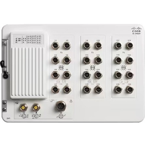 Cisco Catalyst IE-3400H-24T-A Ethernet Switch - Manageable - Gigabit Ethernet - 100/1000Base-X - 3 Layer Supported - 49.80 W Power Consumption - Wall Mountable