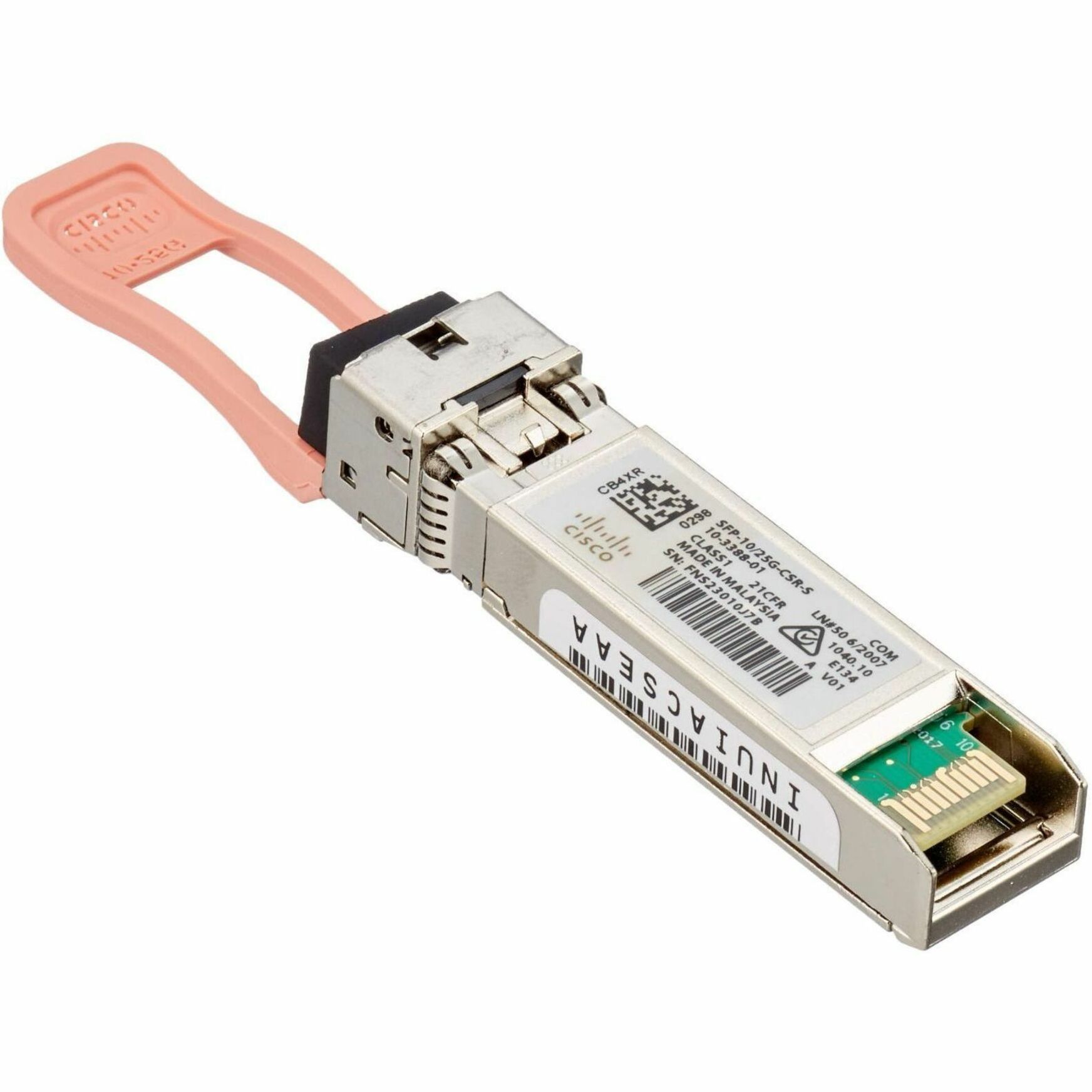 Cisco 10/25GBASE-CSR SFP28 Module for MMF - For Data Networking, Optical Network - 1 x LC/PC Duplex 25GBase-CSR Network - Optical Fiber - Multi-mode - 25 Gigabit Ethernet - 25GBase-CSR