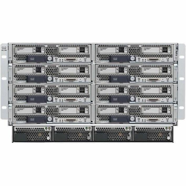 Cisco UCS 5108 Blade Server Chassis - Gray - 6U - TAA Compliant