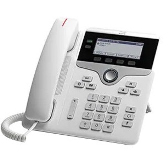 Cisco 7821 IP Phone - Refurbished - Corded - Corded - Wall Mountable - White, Charcoal - 2 x Total Line - VoIP - Unified Communications Manager, Basic User Connect License - 1 x Network (RJ-45) - PoE 