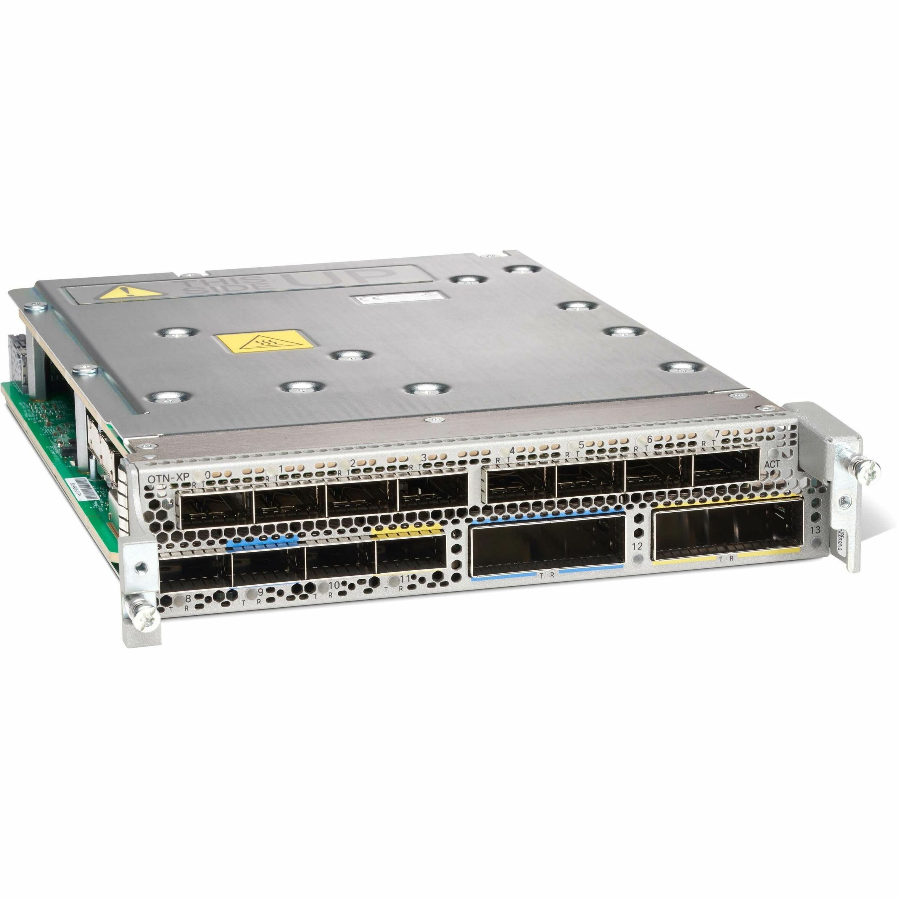 Cisco NCS 1004 OTN Xponder Line Card - For Data Networking, Optical NetworkOptical Fiber100 Gigabit Ethernet, 400 Gigabit Ethernet - 100GBase-X, 400GBase-X - 12 x Expansion Slots - QSFP56-DD, QSFP28, 