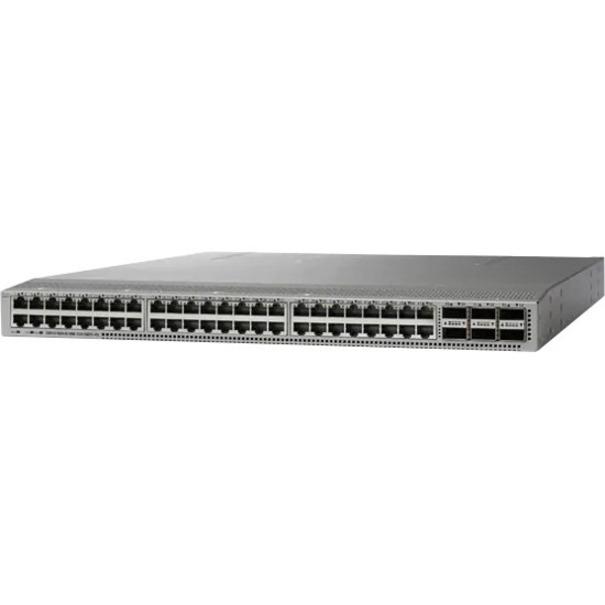 Cisco Nexus 93108TC-FX Ethernet Switch - 48 Ports - Manageable - 10 Gigabit Ethernet, 100 Gigabit Ethernet - 10GBase-T, 100GBase-X - Refurbished - 3 Layer Supported - Modular - 460 W Power Consumption