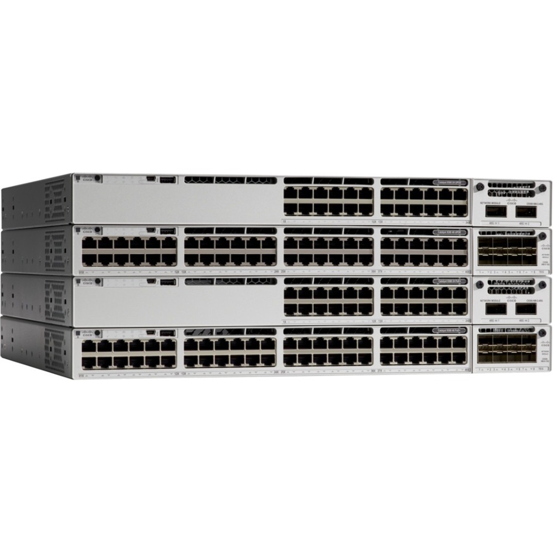 Cisco Catalyst 9300-48H-A Switch - 48 Ports - Manageable - 3 Layer Supported - Modular - 1100 W Power Consumption - 822 W PoE Budget - Twisted Pair - PoE Ports - Rack-mountable - Lifetime Limited Warr
