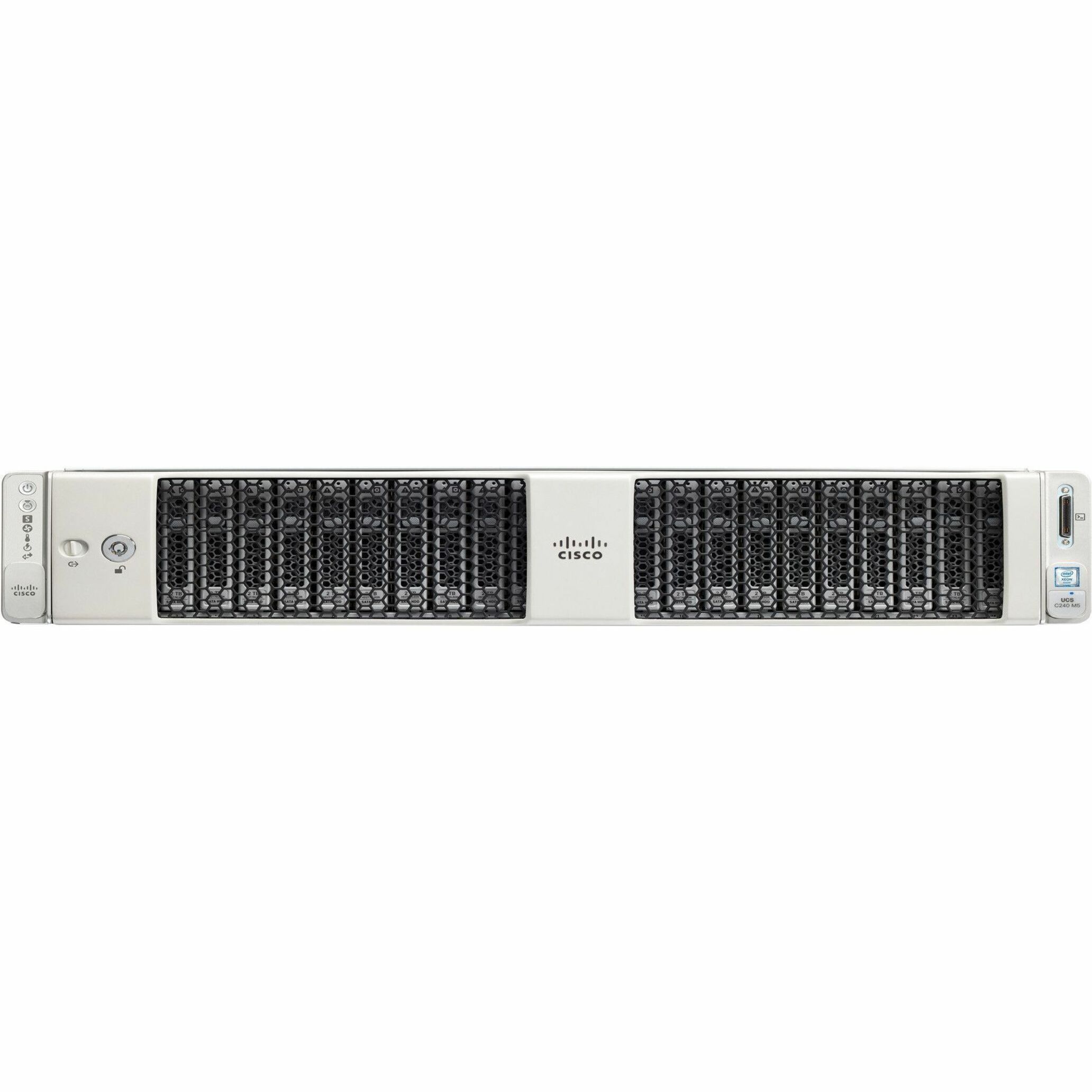 Cisco C240 M5 2U Rack-mountable Server - 2 Xeon Gold 6240R 2.40 GHz - 768 GB RAM - 240 GB SSD - Serial ATA, 12Gb/s SAS Controller - Intel C621 Chip - 2 Processor Support - 3 TB RAM Support - DDR4 SDRA