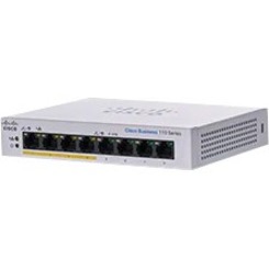 Cisco 110 CBS110-8PP-D Ethernet Switch - 8 Ports - 2 Layer Supported - 5.29 W Power Consumption - 32 W PoE Budget - Twisted Pair - PoE Ports - Desktop, Wall Mountable, Rack-mountable - Lifetime Limite