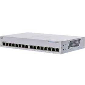 Cisco 110 CBS110-16T-NA Ethernet Switch - 16 Ports - 2 Layer Supported - 11.53 W Power Consumption - Twisted Pair - Desktop, Wall Mountable, Rack-mountable - Lifetime Limited Warranty