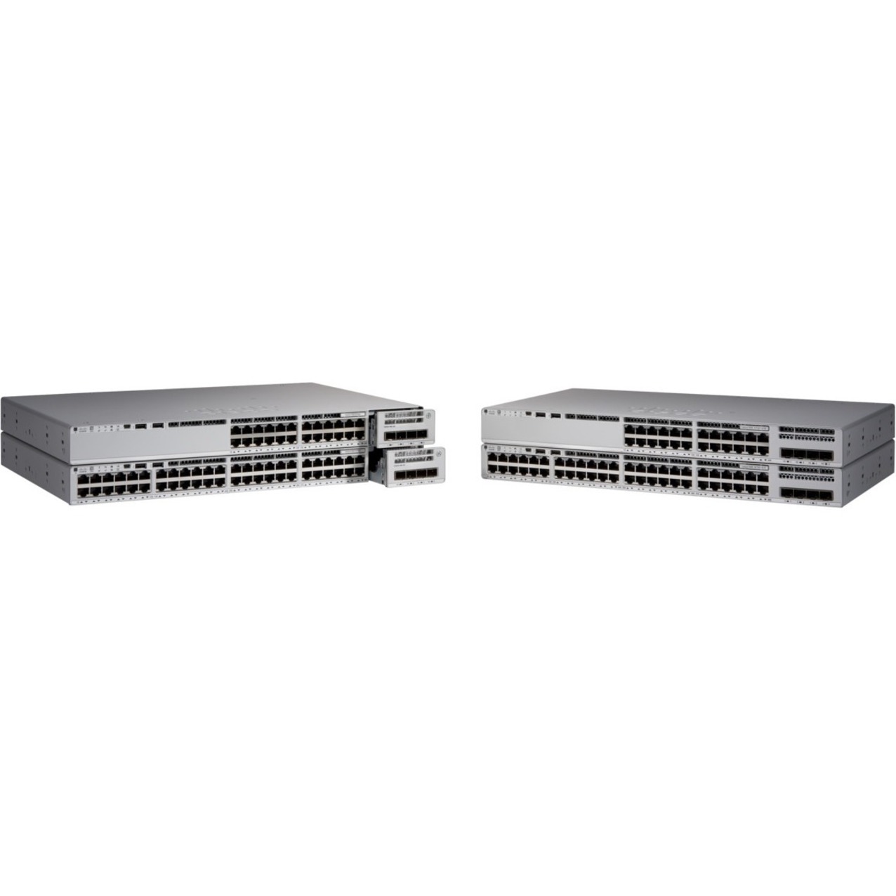 Cisco Catalyst 9200L 48-port Partial PoE+ 4x10G Uplink Switch, Network Advantage - 48 Ports - Manageable - 3 Layer Supported - Modular - 600 W Power Consumption - 370 W PoE Budget - Twisted Pair, Opti