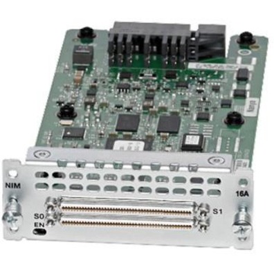 Cisco 16-Port Async Serial NIM - For Data Networking - 16 x Asynchronous RS-232 WAN - Plug-in Module