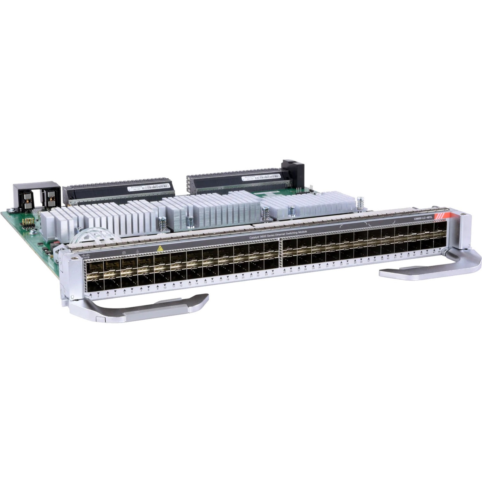 Cisco Catalyst 9600 Series 48-Port 25GE/10GE/1GE Line Card - For Data Networking, Optical NetworkOptical Fiber25 Gigabit Ethernet, 10 Gigabit Ethernet, Gigabit Ethernet - 25GBase-X - 48 x Expansion Sl