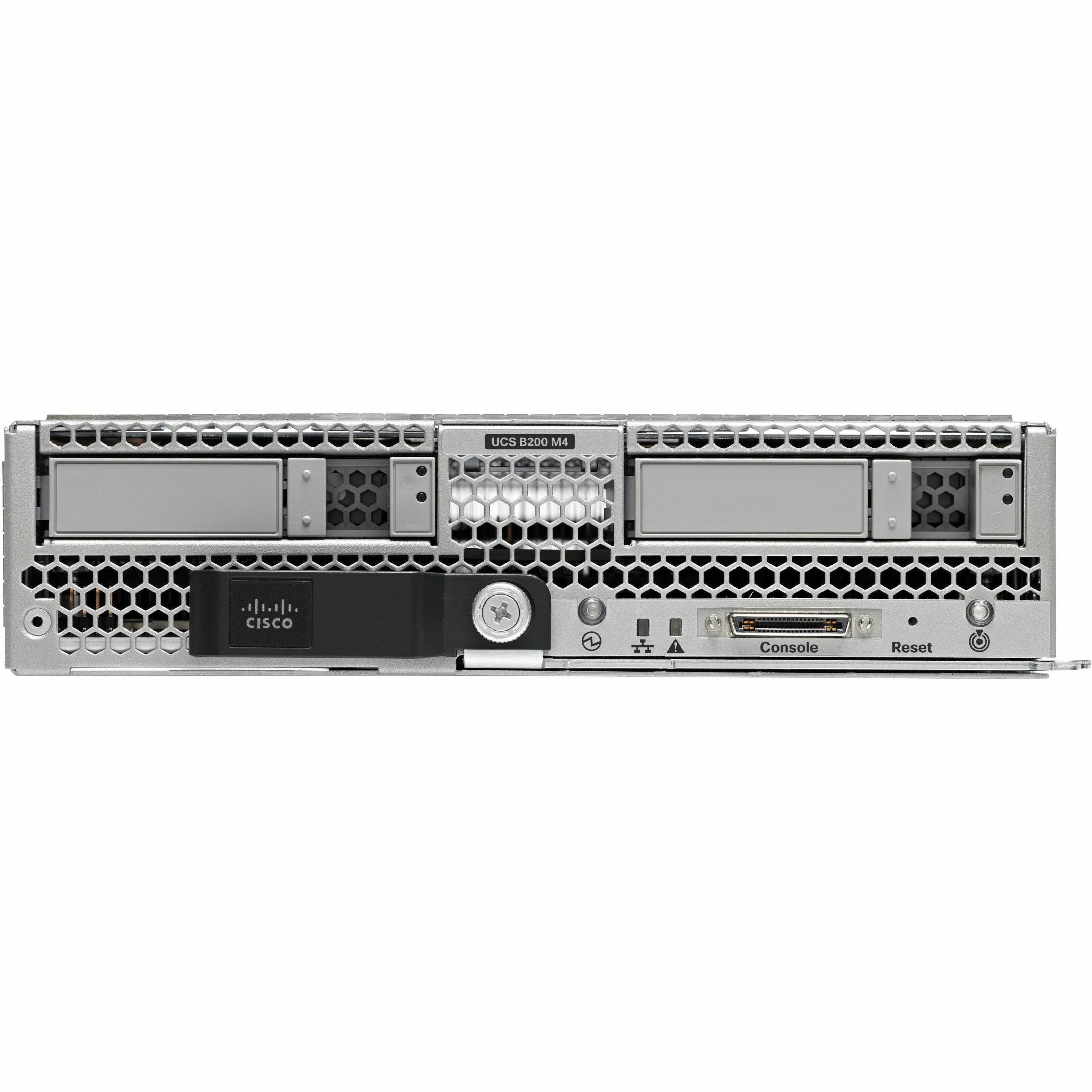 Cisco B200 M4 Blade Server - 2 Xeon E5-2683 v3 2 GHz - 256 GB RAM - Serial Attached SCSI (SAS), Serial ATA Controller - Refurbished - Intel C610 Chip - 2 Processor Support - 1.50 TB RAM Support - DDR4