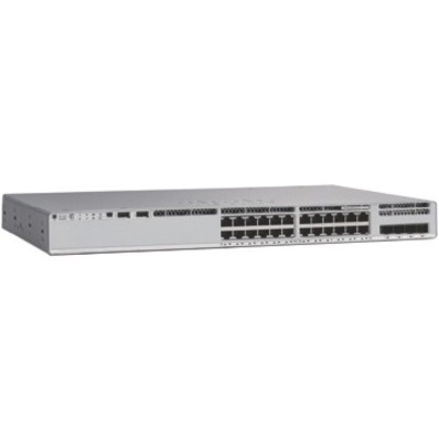 Cisco Catalyst C9200L-24PXG-4X Ethernet Switch - 24 Ports - Manageable - Gigabit Ethernet, 10 Gigabit Ethernet - 10/100/1000Base-T, 10GBase-T - Refurbished - 3 Layer Supported - 600 W Power Consumptio