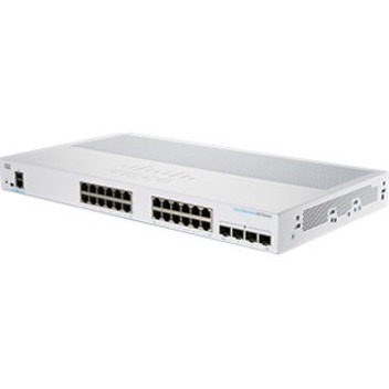 Cisco 250 CBS250-24T-4G Ethernet Switch - 28 Ports - Manageable - 2 Layer Supported - Modular - 4 SFP Slots - 25.91 W Power Consumption - Optical Fiber, Twisted Pair - Rack-mountable