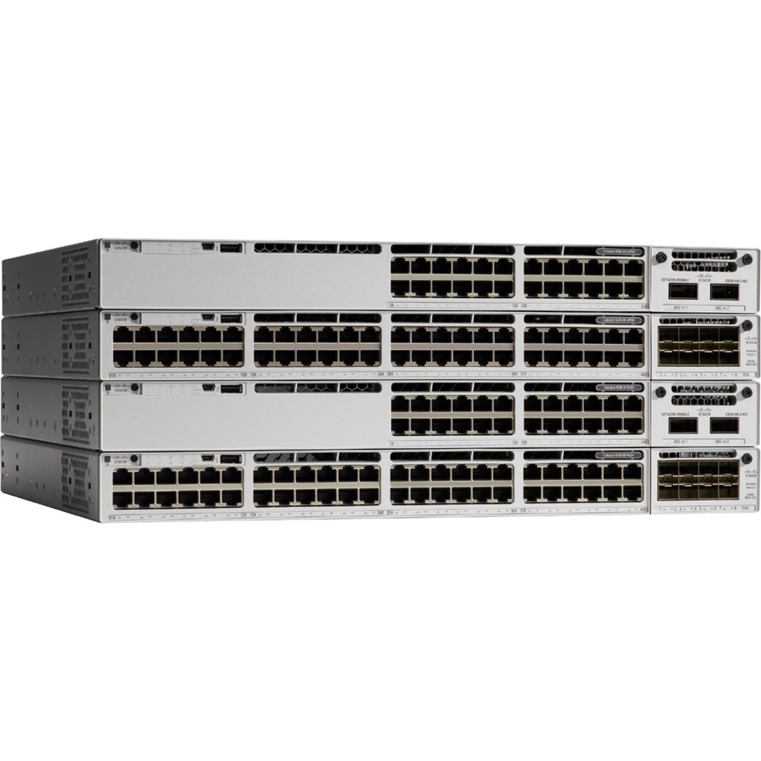 Cisco Catalyst 9300X-12Y Ethernet Switch - Manageable - 3 Layer Supported - Modular - Optical Fiber - Desktop