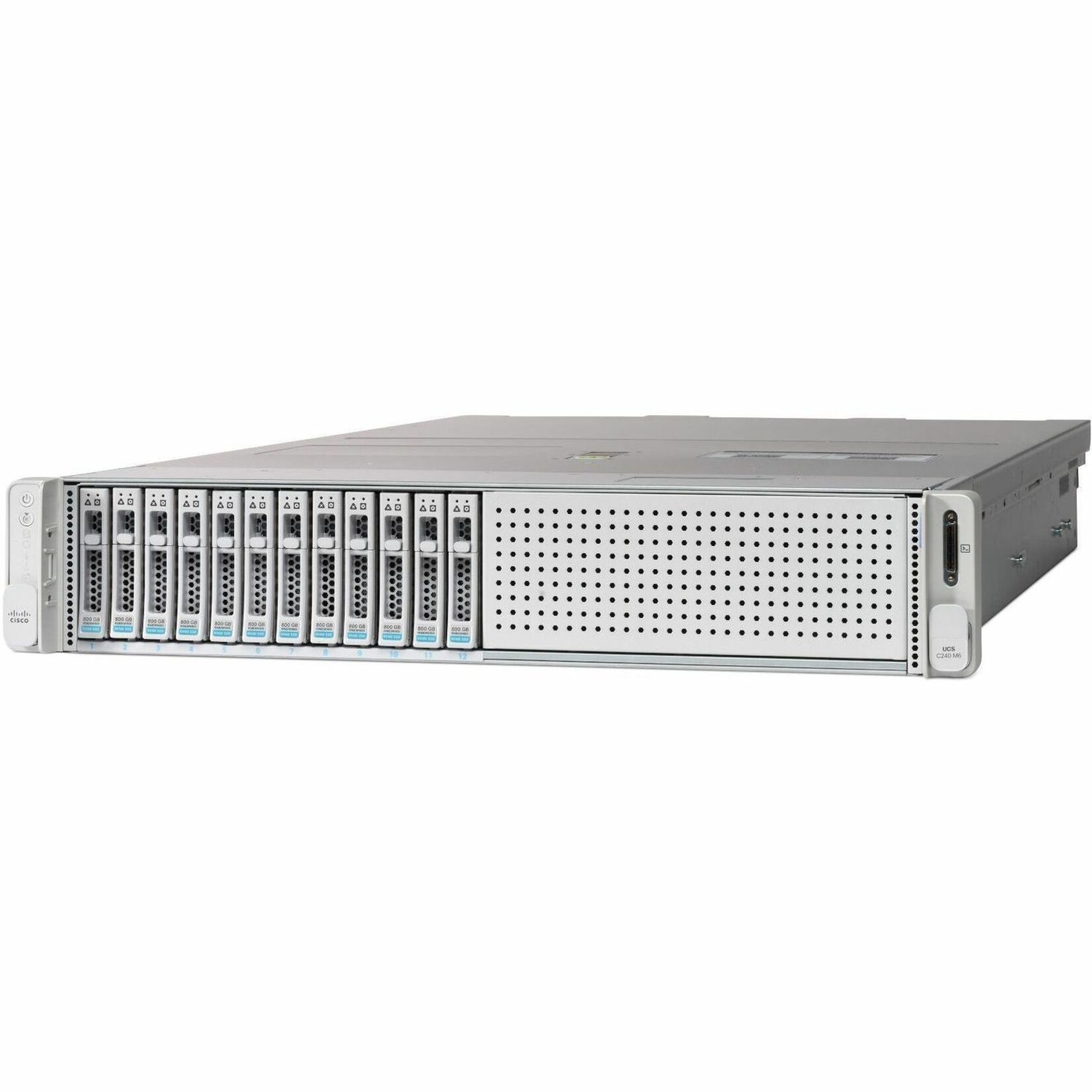 Cisco Barebone System - 2U Rack-mountable - 2 x Processor Support - Intel C621A Chip - 8 TB DDR4 SDRAM DDR4-3200/PC4-25600 Maximum RAM Support - 32 Total Memory Slots - 12Gb/s SAS RAID Supported, Seri