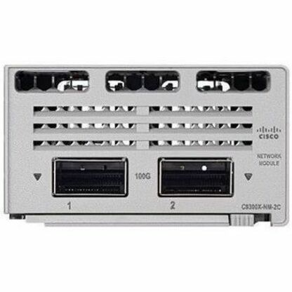 Cisco Catalyst 9300 QSFP Module - For Data Networking, Optical Network - 2 x 100GBase-X Network - Optical Fiber100 Gigabit Ethernet - 40GBase-X, 100GBase-X