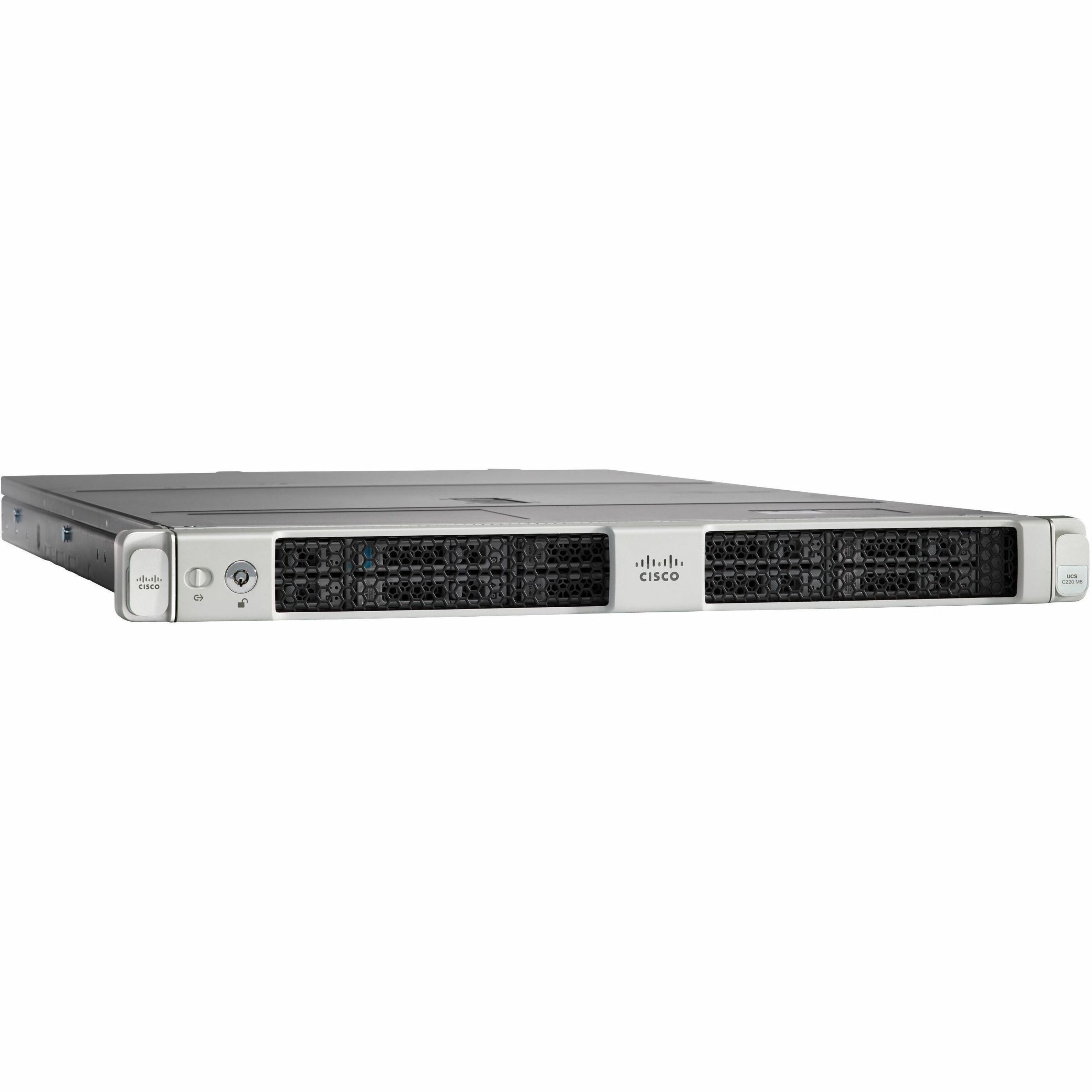 Cisco Barebone System - 1U Rack-mountable - 2 x Processor Support - Intel C621A Chip - 8 TB DDR4 SDRAM DDR4-3200/PC4-25600 Maximum RAM Support - 32 Total Memory Slots - NVMe RAID Supported Controller 