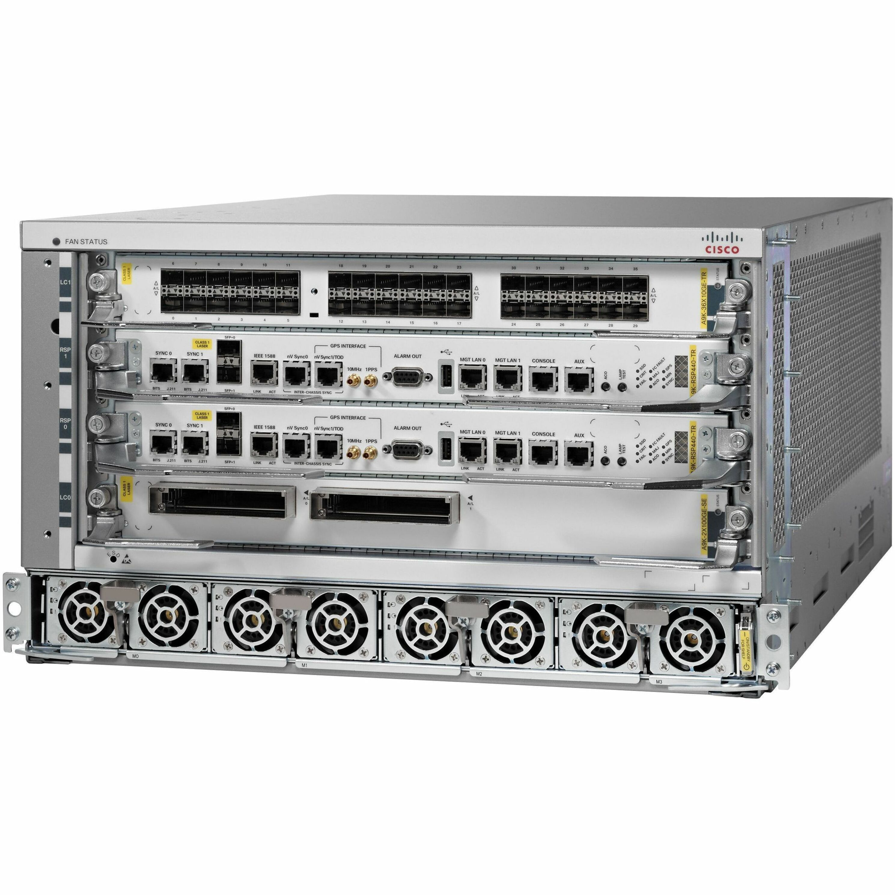 Cisco ASR-9904 2 Line Card Slot Chassis - Refurbished - 2 - 6U - Rack-mountable - 1 Year
