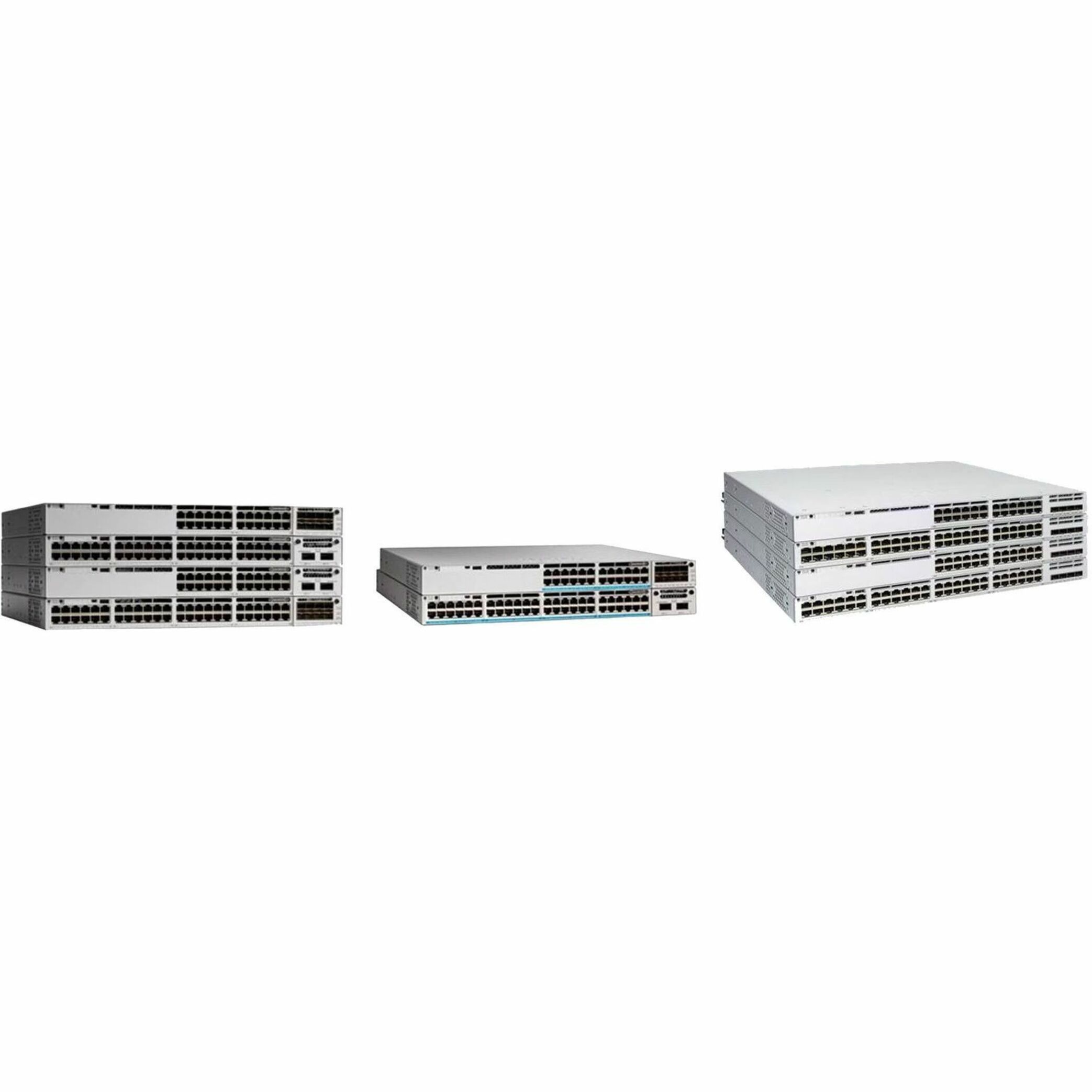 Cisco Catalyst C9300L-48PF-4X Ethernet Switch - 48 Ports - Manageable - Gigabit Ethernet, 10 Gigabit Ethernet - 10/100/1000Base-T, 10GBase-X - 2 Layer Supported - Modular - 1100 W Power Consumption - 