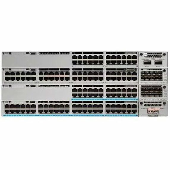 Cisco Catalyst 9300L-24T-4G Ethernet Switch - 24 Ports - Manageable - Gigabit Ethernet - 10/100/1000Base-T, 1000Base-X - 3 Layer Supported - Modular - 4 SFP Slots - 350 W Power Consumption - Twisted P