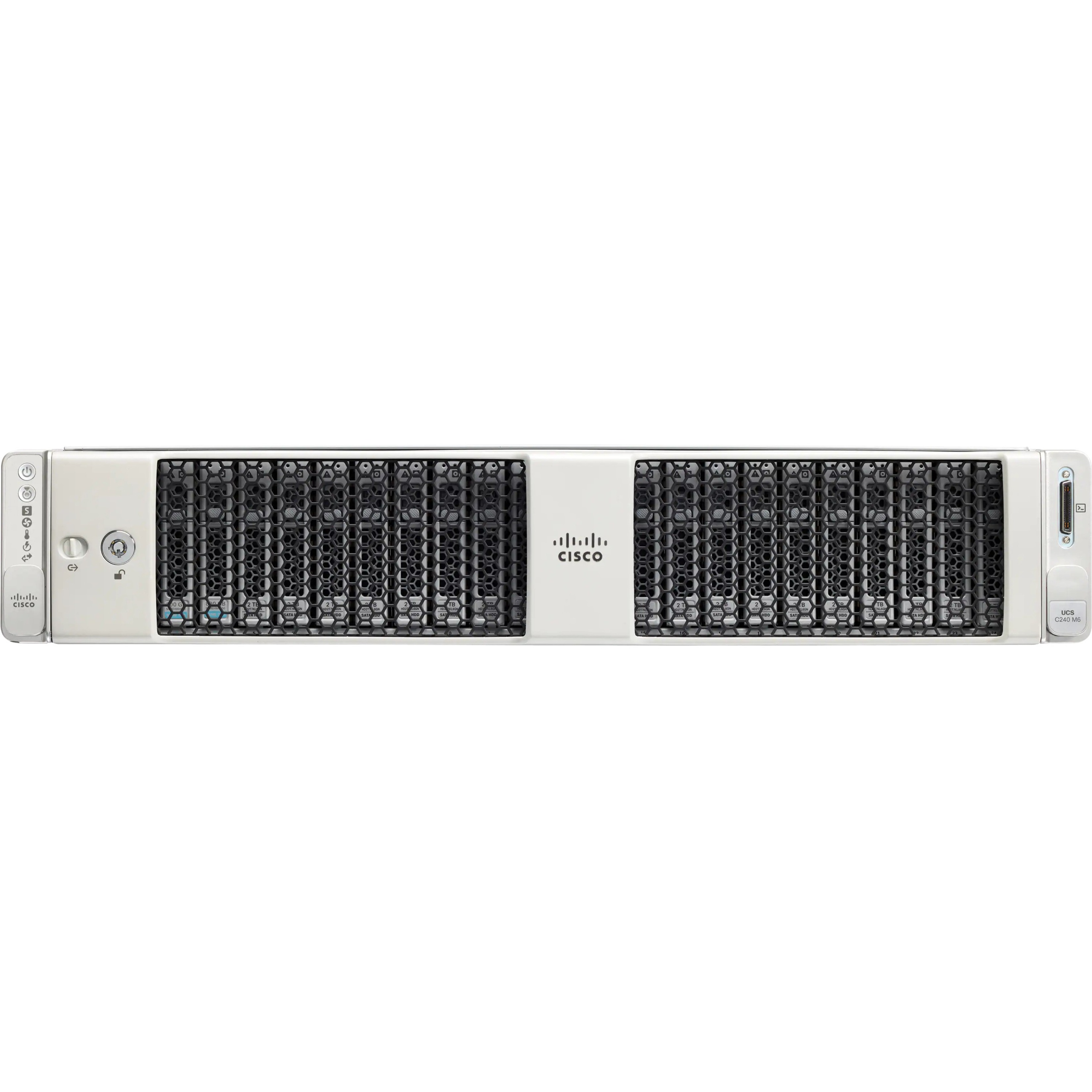 Cisco Barebone System - 2U Rack-mountable - 2 x Processor Support - Intel C621A Chip - 8 TB DDR4 SDRAM DDR4-3200/PC4-25600 Maximum RAM Support - 32 Total Memory Slots - 12Gb/s SAS RAID Supported, Seri