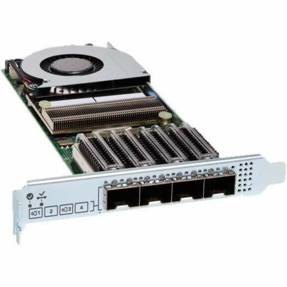 Cisco 1455 25Gigabit Ethernet Card - PCI Express - 25 Gbit/s Data Transfer Rate - 4 Port(s) - Optical Fiber - SFP28 - Plug-in Card