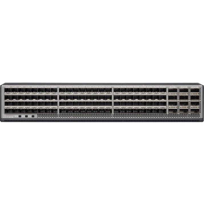 Cisco UCS 64108 108 Port Fibre Channel Switch - 108 Fiber Channel Ports - 108 x RJ-45 - 100 Gigabit Ethernet - 108 x Total Expansion Slots - Manageable - Rack-mountable - 2U