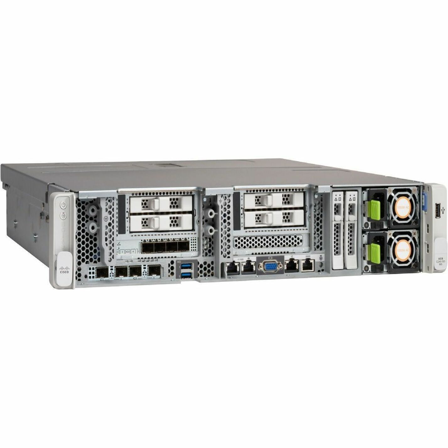 Cisco Barebone System - 2U Rack-mountable - 2 x Processor Support - Intel C621 Chip - 7.60 TB DDR4 SDRAM DDR4-2933/PC4-23466 Maximum RAM Support - 24 Total Memory Slots - SD, microSD - 12Gb/s SAS RAID