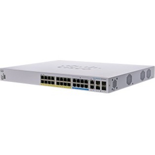 Cisco Business CBS350-24NGP-4X Ethernet Switch - 26 Ports - Manageable - 3 Layer Supported - Modular - 56.90 W Power Consumption - 375 W PoE Budget - Optical Fiber, Twisted Pair - PoE Ports - Rack-mou