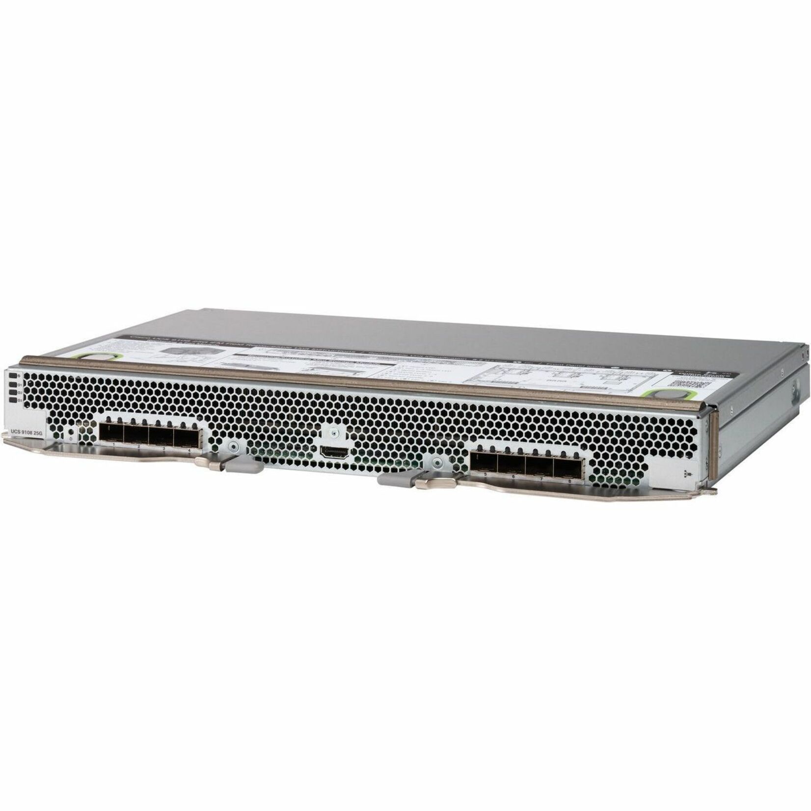 Cisco UCS 9108 25G Intelligent Fabric Module - For Data Networking, Optical NetworkOptical Fiber25 Gigabit Ethernet - 25GBase-X - 8 x Expansion Slots - SFP28 - Plug-in Module - 1