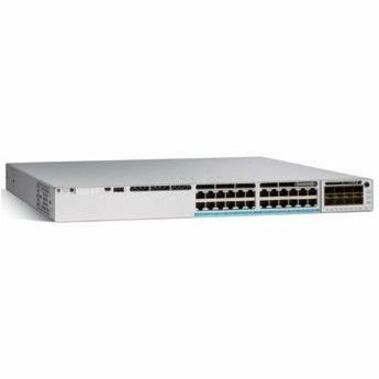 Cisco Catalyst C9300L-24UXG-4X Ethernet Switch - 24 Ports - Manageable - Gigabit Ethernet, 10 Gigabit Ethernet - 10/100/1000Base-T, 10GBase-X - Refurbished - 3 Layer Supported - Modular - 1100 W Power
