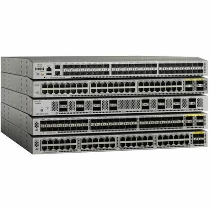 Cisco Nexus 3524x Layer 3 Switch - Manageable - 10 Gigabit Ethernet - 10GBase-X - Refurbished - 3 Layer Supported - Modular - Optical Fiber - 1U - Rack-mountable