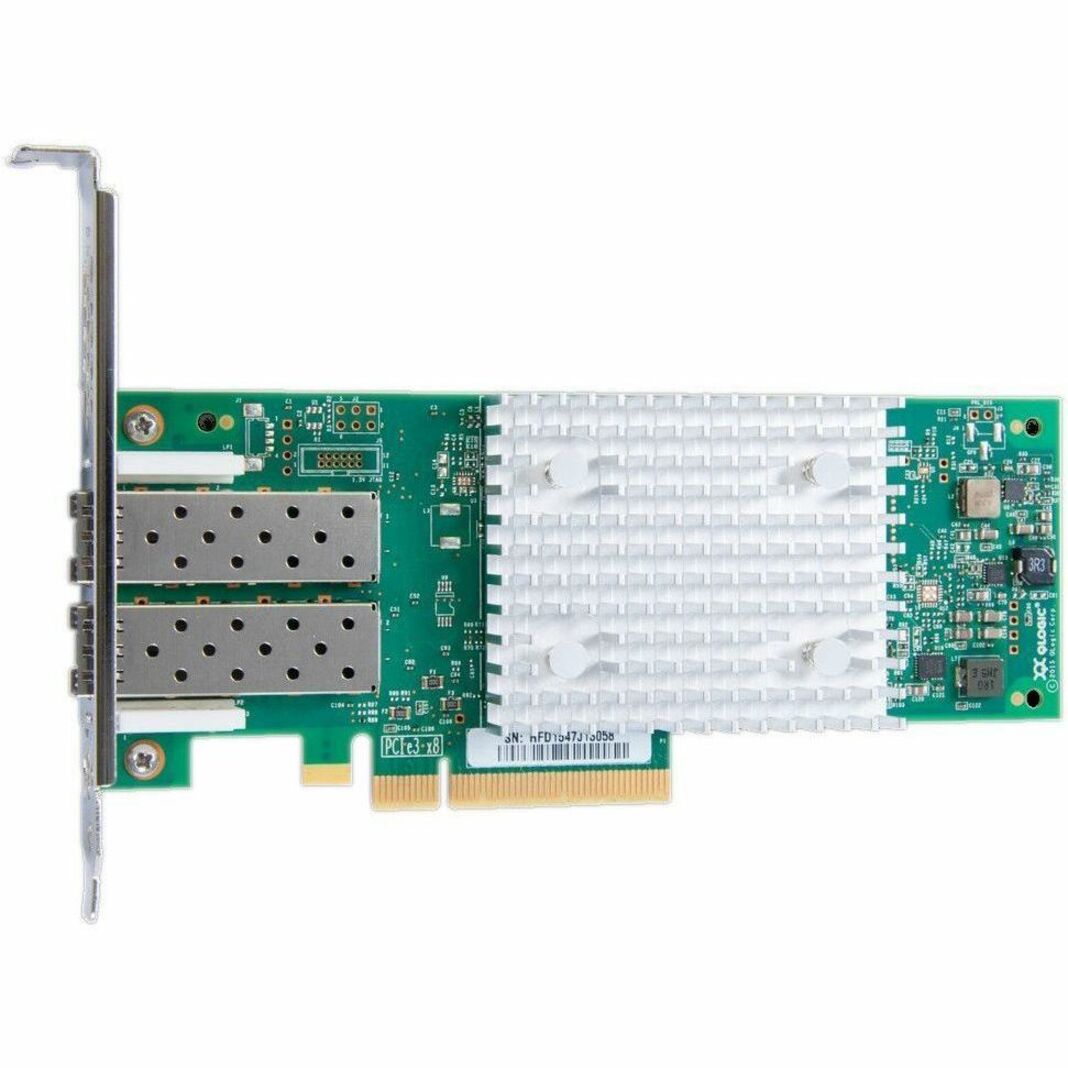 Cisco QLogic QLE2742-CSC Dual-port Gen 6 Fibre Channel Adapter - PCI Express 3.0 x8 - 32 Gbit/s - 2 x Total Fibre Channel Port(s) - Plug-in Card